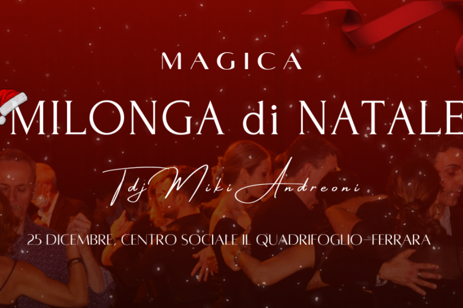 Gran Milonga di Natale al Circolo “Il Quadrifoglio”