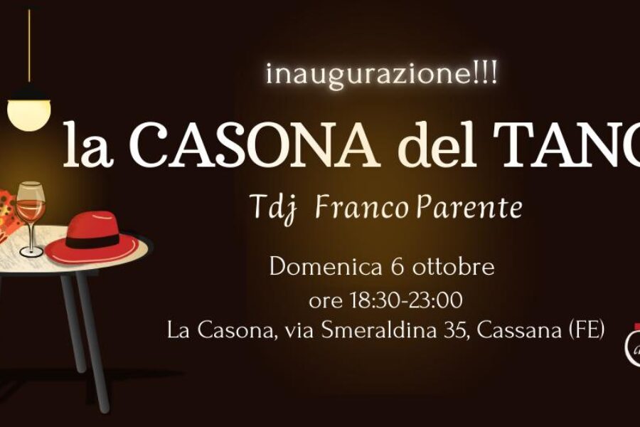 Inaugurazione milonga “La Casona del Tango”